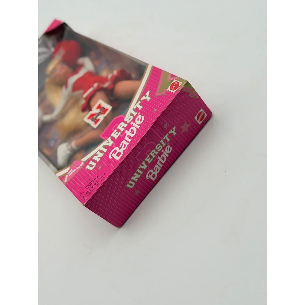 Mattel University Barbie Nebraska Huskers Special Edition Cheerleader Doll 17193